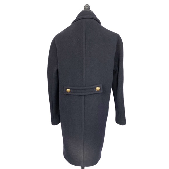 All Saints Bresnef Russian Millitary Coat in Navy Blue | 2 - Picture 4 of 13
